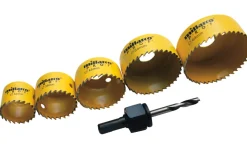 Bor & Bits^Millarco Hullsagsett 32-64 mm - 5 deler
