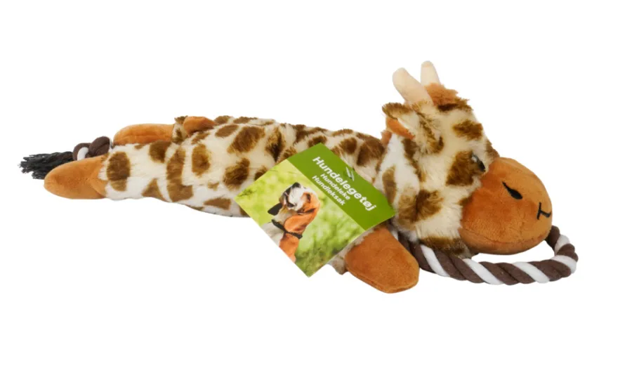 Hunde- Og Katteartikler^Petzone Hundeleke sjiraff med lyd 42 cm