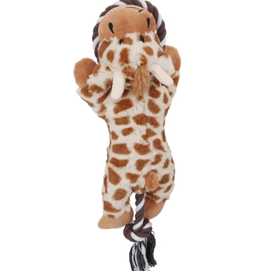Hunde- Og Katteartikler^Petzone Hundeleke sjiraff med lyd 42 cm