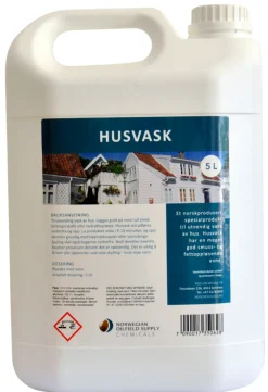 Tre-, Flise- Og Murrens|Grunnrens^NOS Husvask 5 liter til utvendig rengjøring