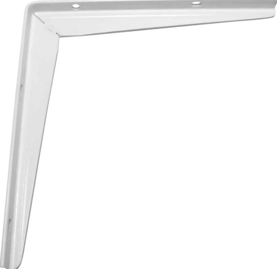 Veggskinner & Hylleknekter^Home it Hyllebrakett T-profil 300 x 300 mm hvit