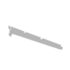 Veggskinner & Hylleknekter|Garderobeinnredning^Integri Hylleknekt single 420 mm - Hvit