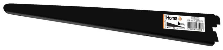 Veggskinner & Hylleknekter^Home it Hylleknekt t/Rack system 17 cm svart