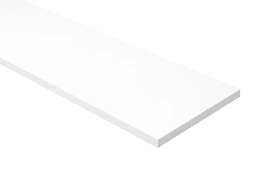 Hyller^Royal Hylle melamin hvit 22 mm x 30 x 120 cm