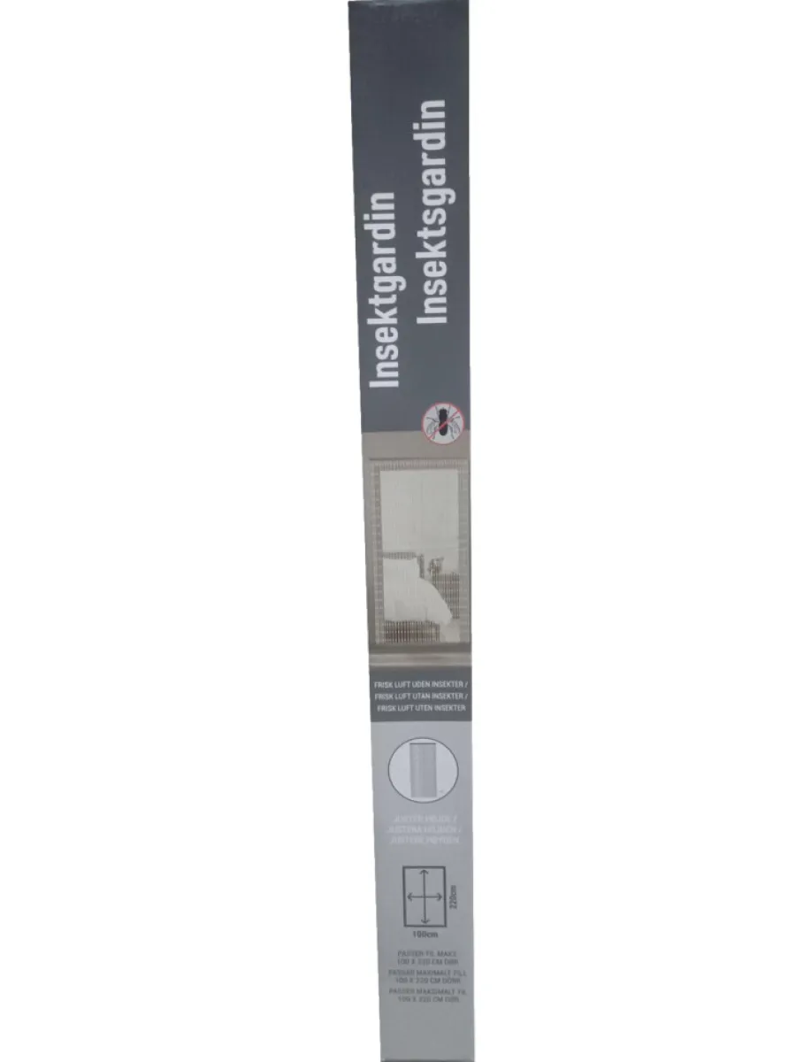 Boliginnredning^ Insektgardin til dør 100 x 220 cm