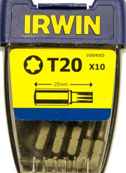 Bor & Bits^Irwin bits torx T20 - 10 stk.