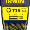 Bor & Bits^Irwin bits torx T15 - 10 stk.