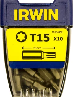 Bor & Bits^Irwin bits torx T15 - 10 stk.