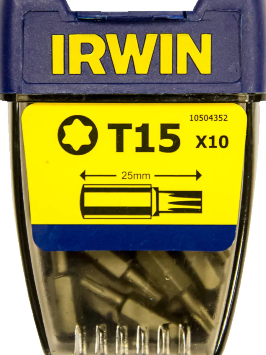Bor & Bits^Irwin bits torx T15 - 10 stk.