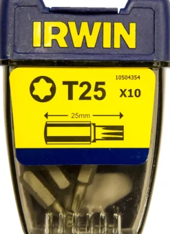 Bor & Bits^Irwin bits torx T25 - 10 stk.