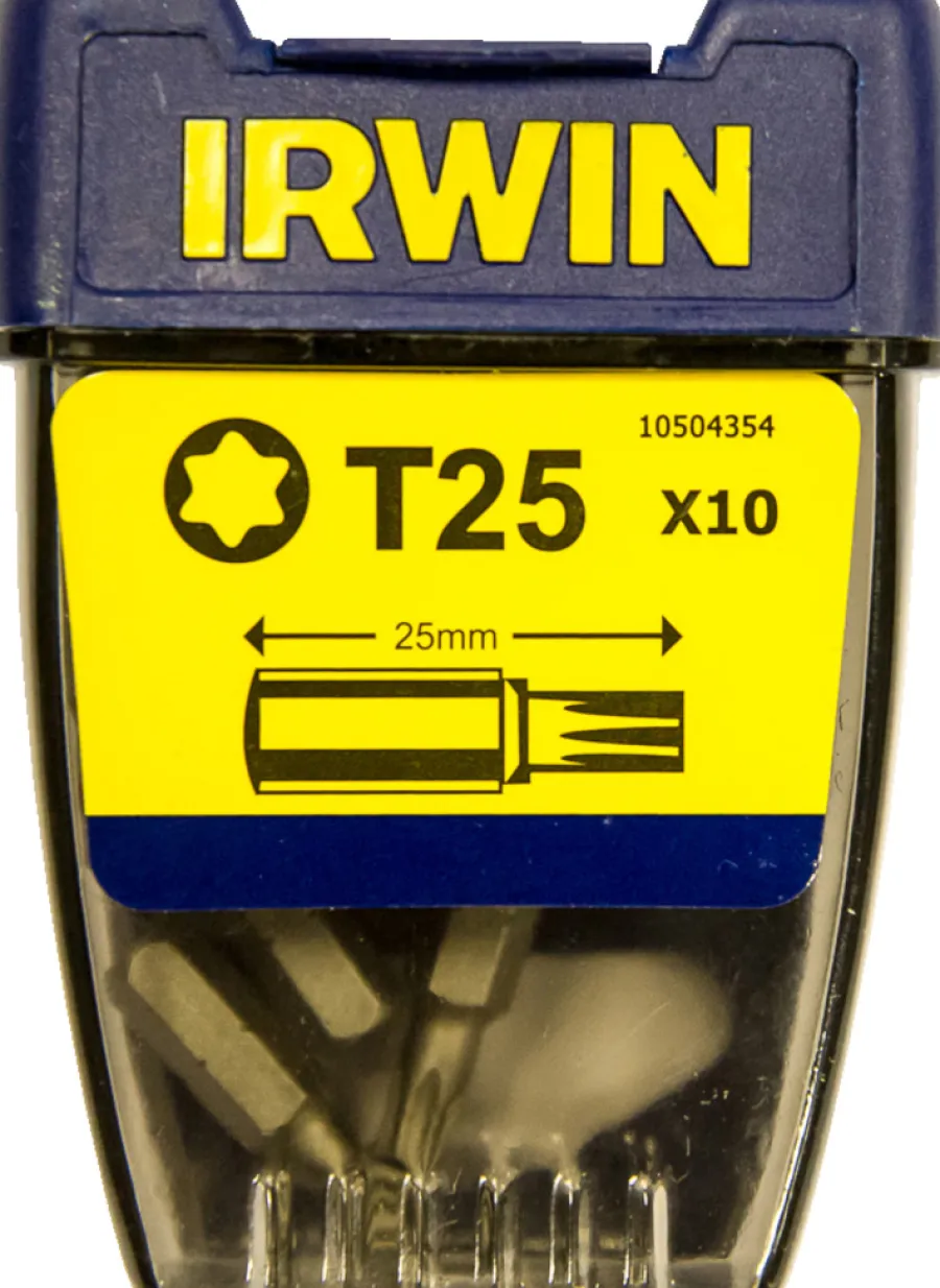 Bor & Bits^Irwin bits torx T25 - 10 stk.