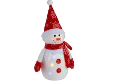 Dekorativ Belysning - Utendørs^Stemning Julefigur med farget LED-lys H35 cm