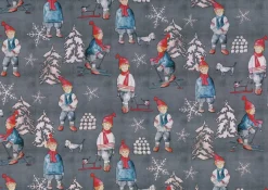 Juledekorasjoner^Stemning Julegavepapir 70 cm x 20 meter assortert