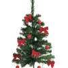 Juledekorasjoner^Stemning Juletre plast H60 cm m/10 LED og pynt