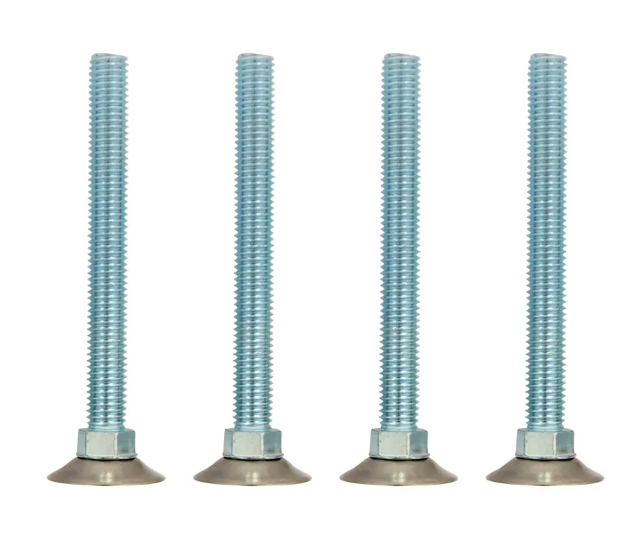 Bordben|Skruer^Home it Justeringsskruer til bordben 105/90 x 10 mm 4 stk.