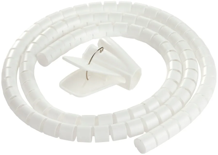 Eloppheng & -Feste^PRIZE Kabelskjuler hvit Ø20 mm x 1,5 meter -
