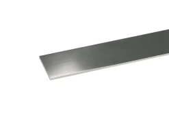 Profillister^ Kantlist flat sølv - 2 x 15 mm x 1 meter