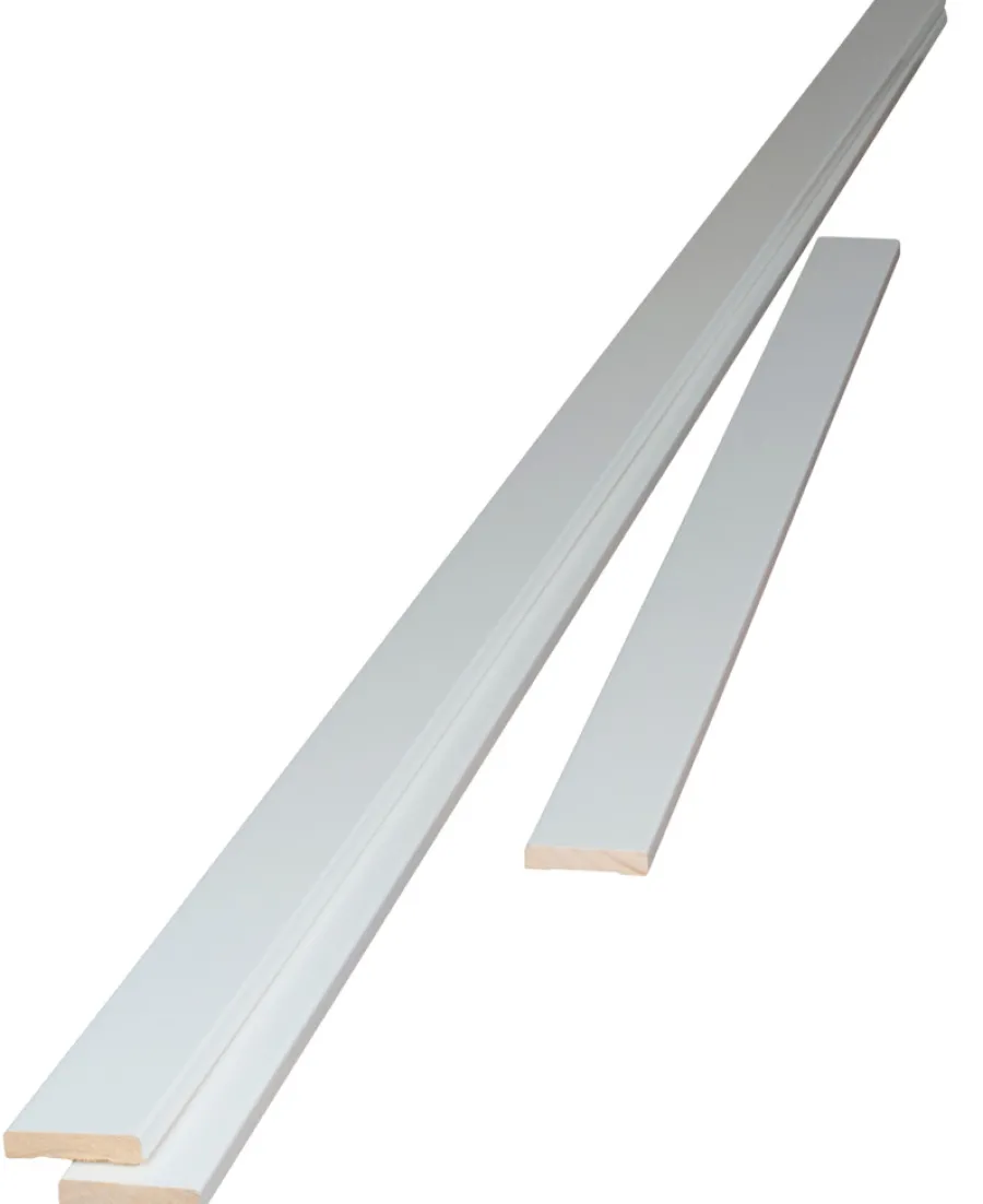 Lister^Rindalslist Karmlist sett 12x70 mm furu slett malt