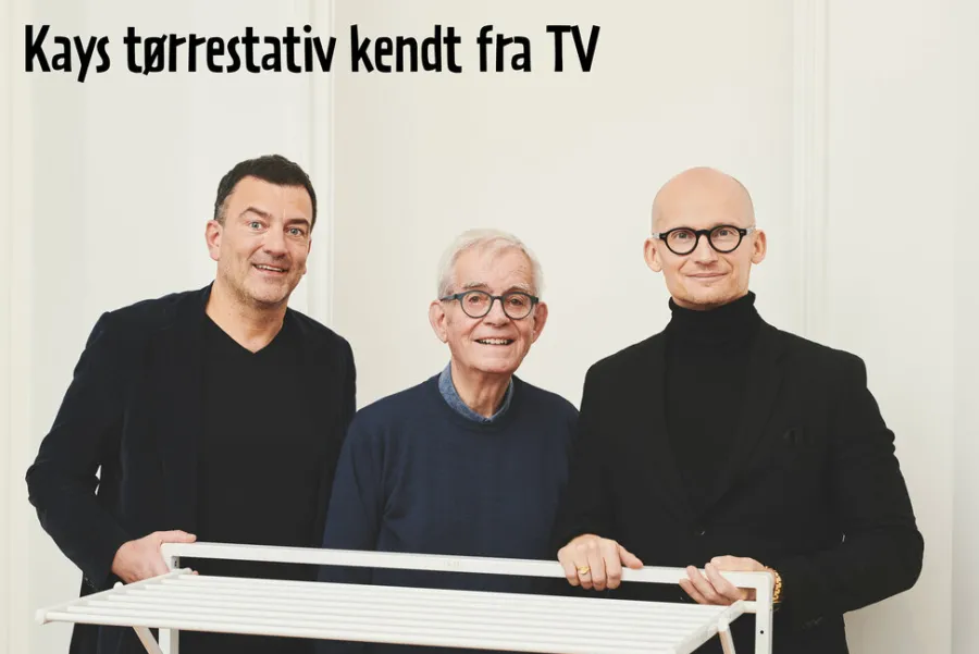 Tørkestativer^Kay vegghengt tørkestativ 100 x 61 x 68 cm - hvit