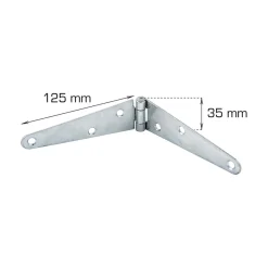 Grep & Hengsler^Home it Kistehengsel 35 x 125 mm - 2 stk.