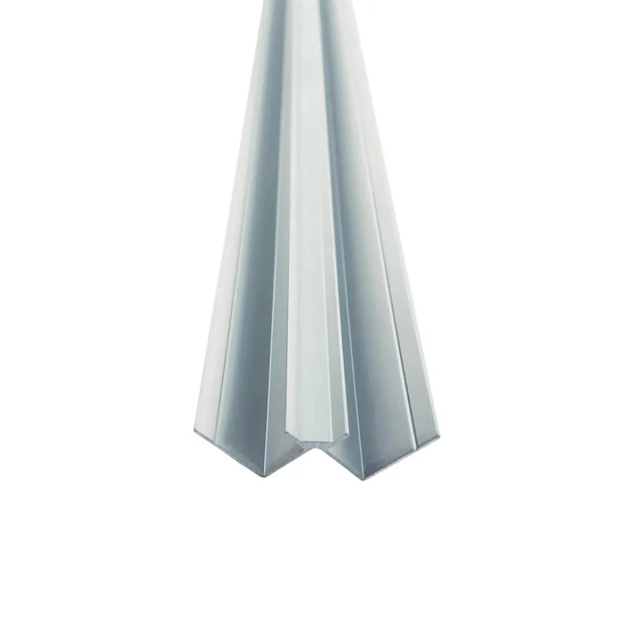 Kjøkkenplater^Kitchenline innvendig hjørnelist 600 mm Alu Aluminium