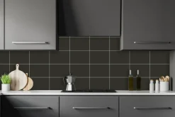 Kjøkkenplater^Kitchenline Kjøkkenplate 610 x 610 mm Black Vulcane