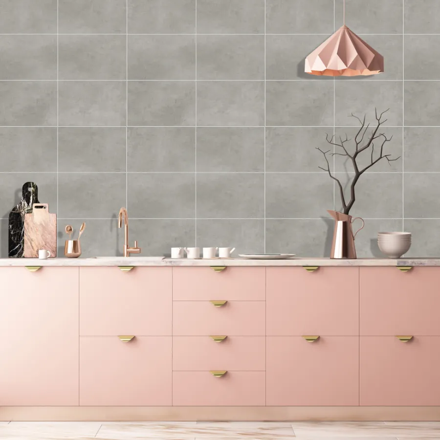 Kjøkkenplater^Kitchenline Kjøkkenplate 610 x 610 mm Concrete Kerra