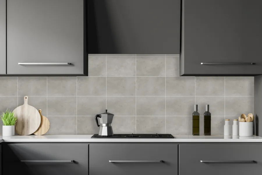 Kjøkkenplater^Kitchenline Kjøkkenplate 610 x 610 mm Concrete Kerra