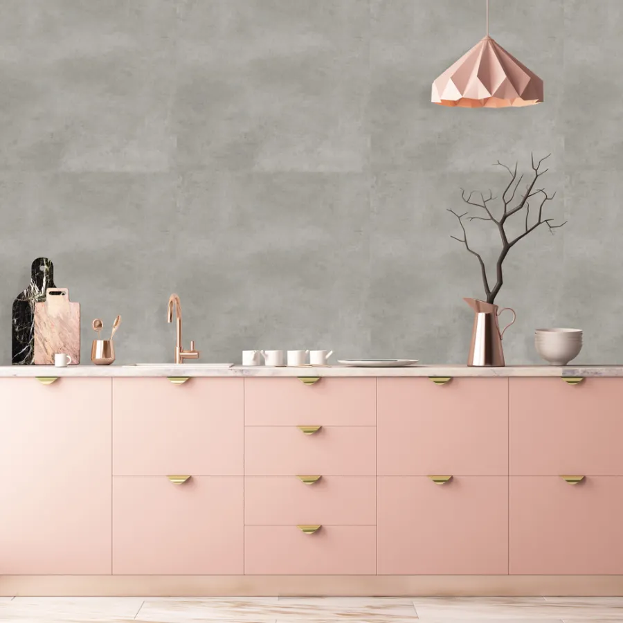 Kjøkkenplater^Kitchenline Kjøkkenplate 610 x 610 mm Concrete