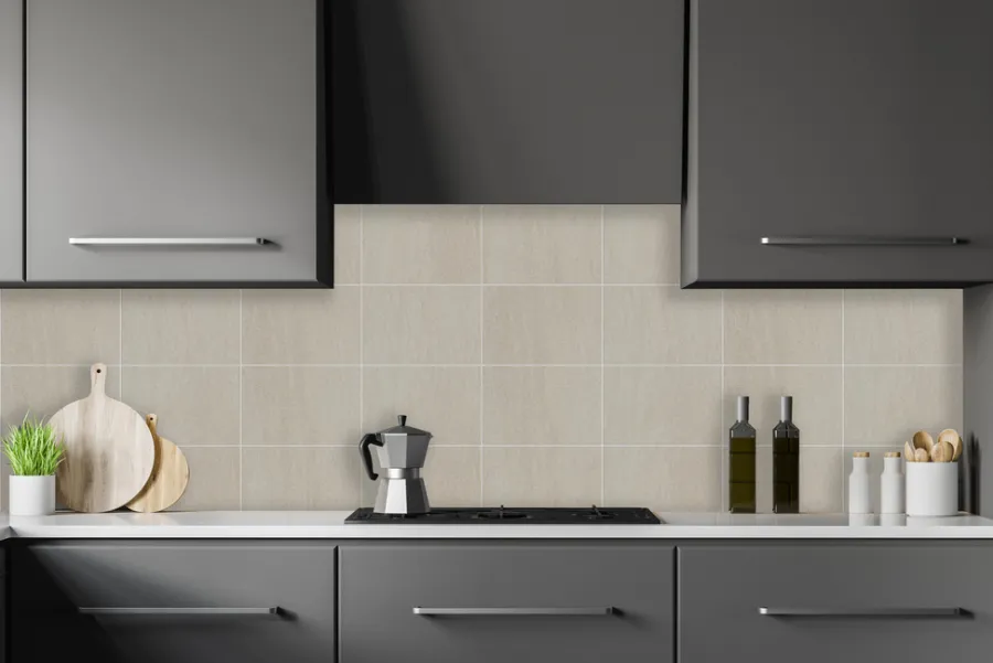 Kjøkkenplater^Kitchenline Kjøkkenplate 610 x 610 mm Sandstone Kerra