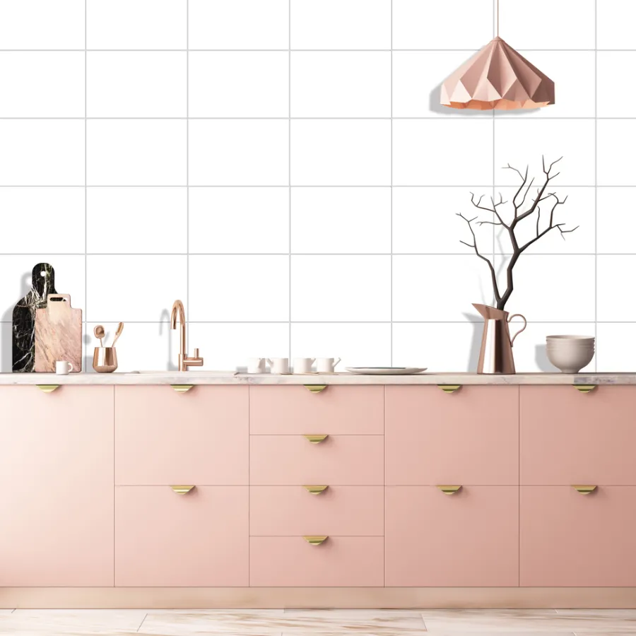 Kjøkkenplater^Kitchenline Kjøkkenplate 610 x 610 mm White Kerra