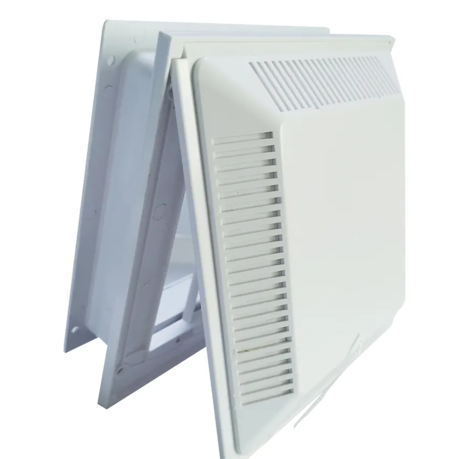 Ventilasjon^Klimair Klaffventil 15 x 15 cm - hvit