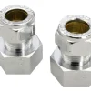 Vvs-Artikler^ Klemringsmuffe 3/8" x 10 mm 2 stk.