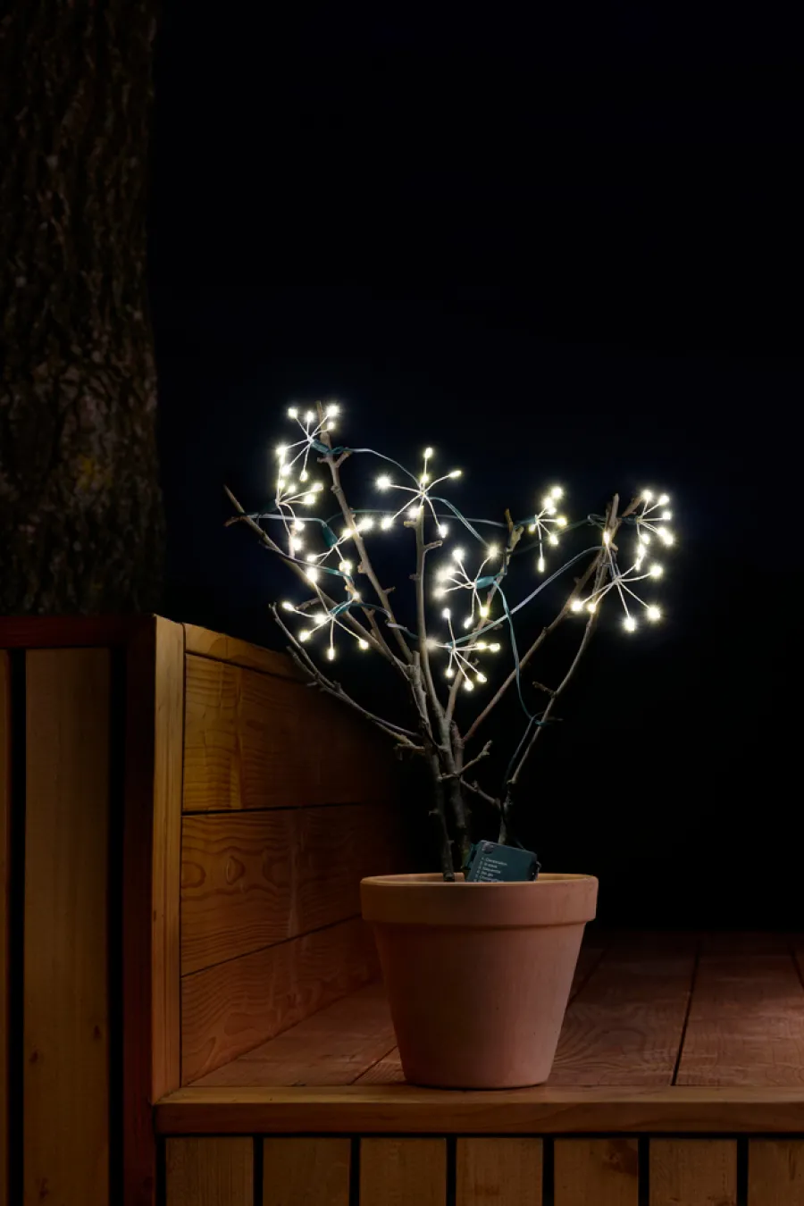 Dekorativ Belysning - Utendørs^Stemning Klyngelys med 70 LED, timer og 8 funksjoner 1,9 meter