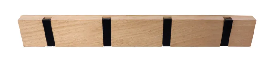 Knagger & Knaggrekker^Home it Knaggrekke Flex lys eik 4 kroker 40 cm