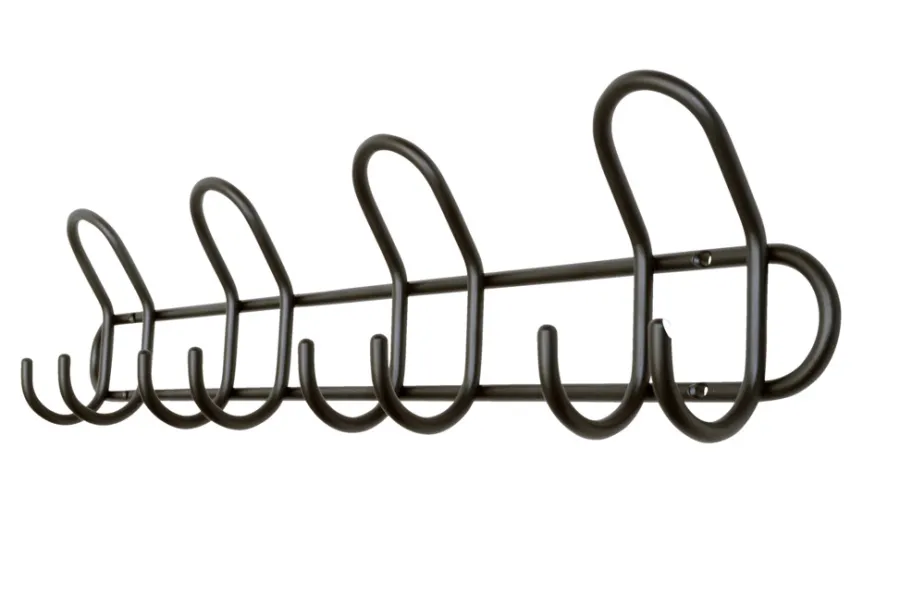Knagger & Knaggrekker^Home it Knaggrekke P-4 svart 54,5 cm