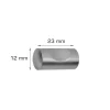 Grep & Hengsler^Home it Knott sylinder 12 mm krom - 2 stk.