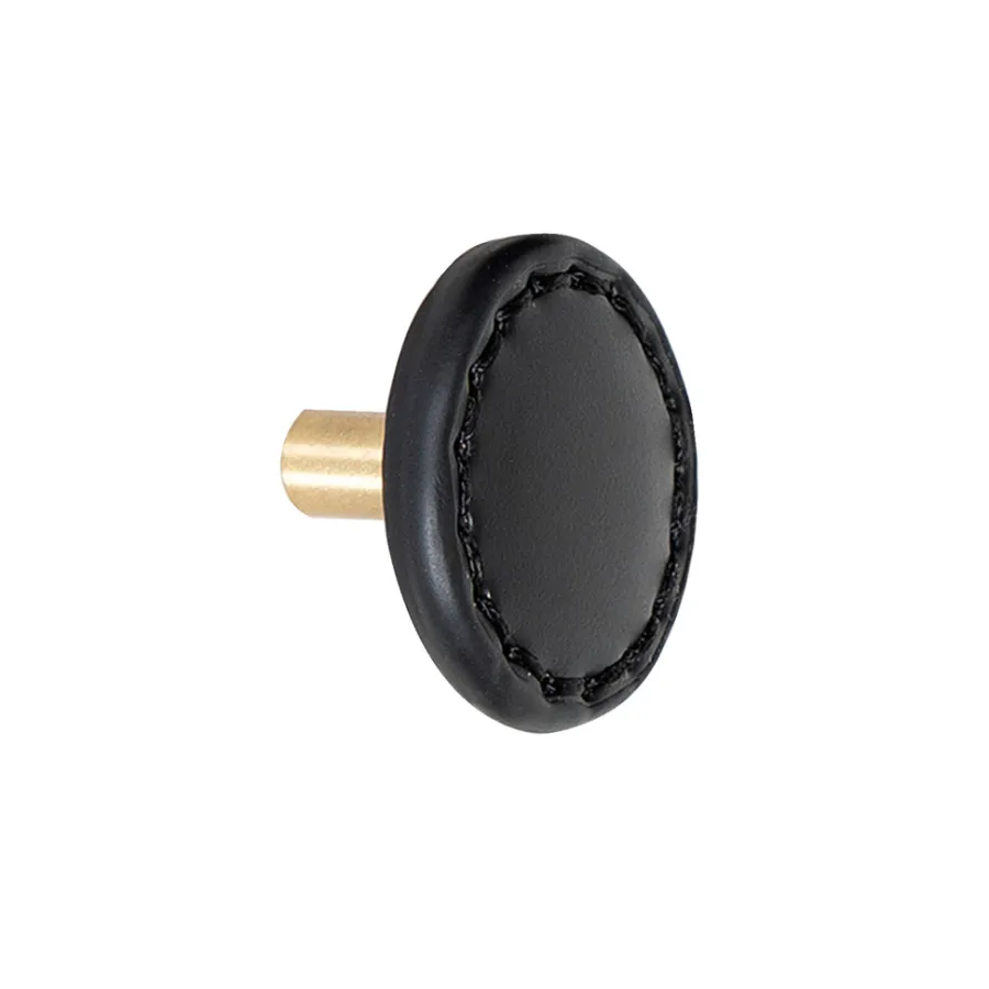 Knagger & Knaggrekker^ Kolding knotter PU Ø3,2 cm 2-pk.