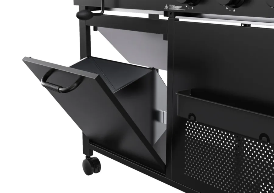 Gassgrill^Grillexpert Kombigrill til gass og kull - ® Svart
