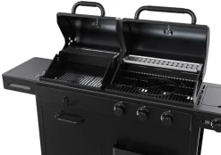 Gassgrill^Grillexpert Kombigrill til gass og kull - ® Svart