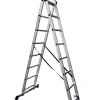 Stiger^Silkeborg Stigefabrik Kombistige i aluminium - 3,4 meter