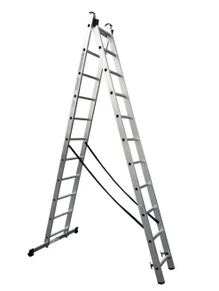 Stiger^Silkeborg Stigefabrik Kombistige i aluminium - 5,04 meter