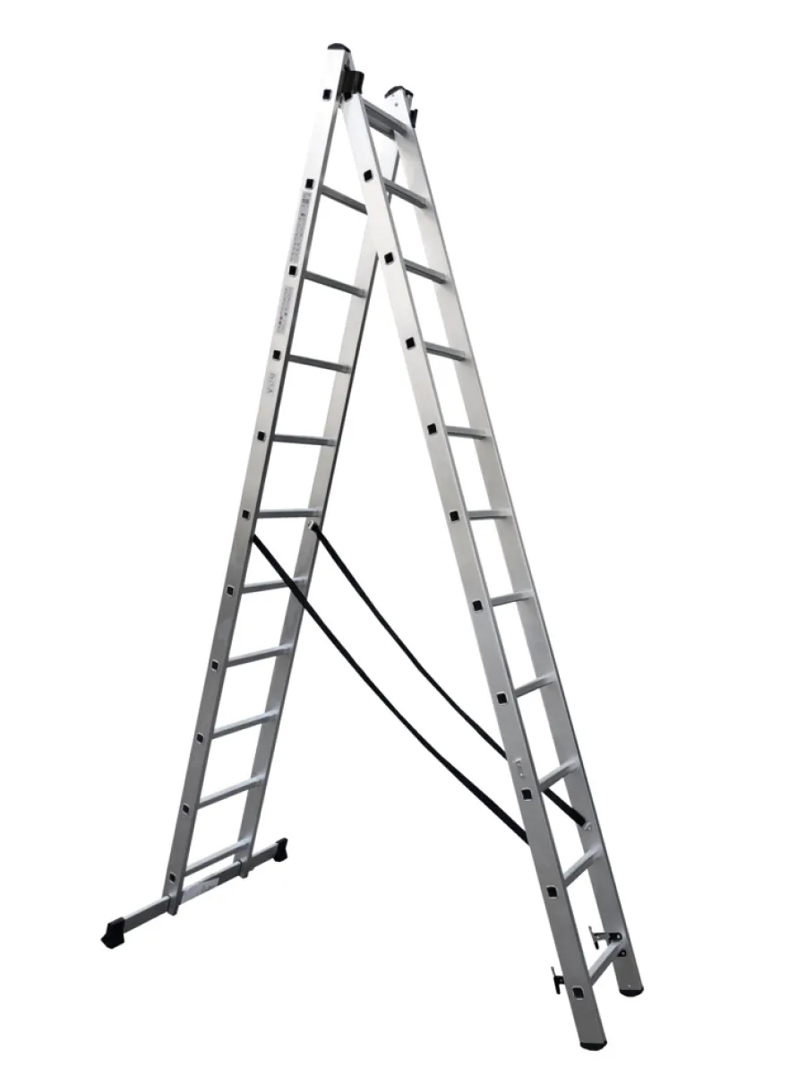 Stiger^Silkeborg Stigefabrik Kombistige i aluminium - 5,04 meter