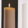 Dekorativ Belysning - Innendørs^DAY Kubbelys med 3D LED-flamme H15 cm