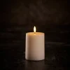 Dekorativ Belysning - Innendørs^DAY Kubbelys med 3D LED-flamme H10 cm