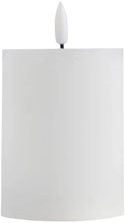 Dekorativ Belysning - Innendørs^DAY Kubbelys med 3D LED-flamme H10 cm