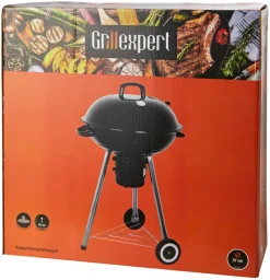 Kullgrill & Briketter^Grillexpert Kulegrill Ø57 cm med termometer -