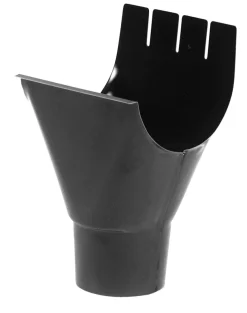 Takrenner^ Kum til takrenne 125/90 mm Svart