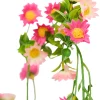 Kunstige Planter^ Kunstig blomsterranke rosa 210 cm