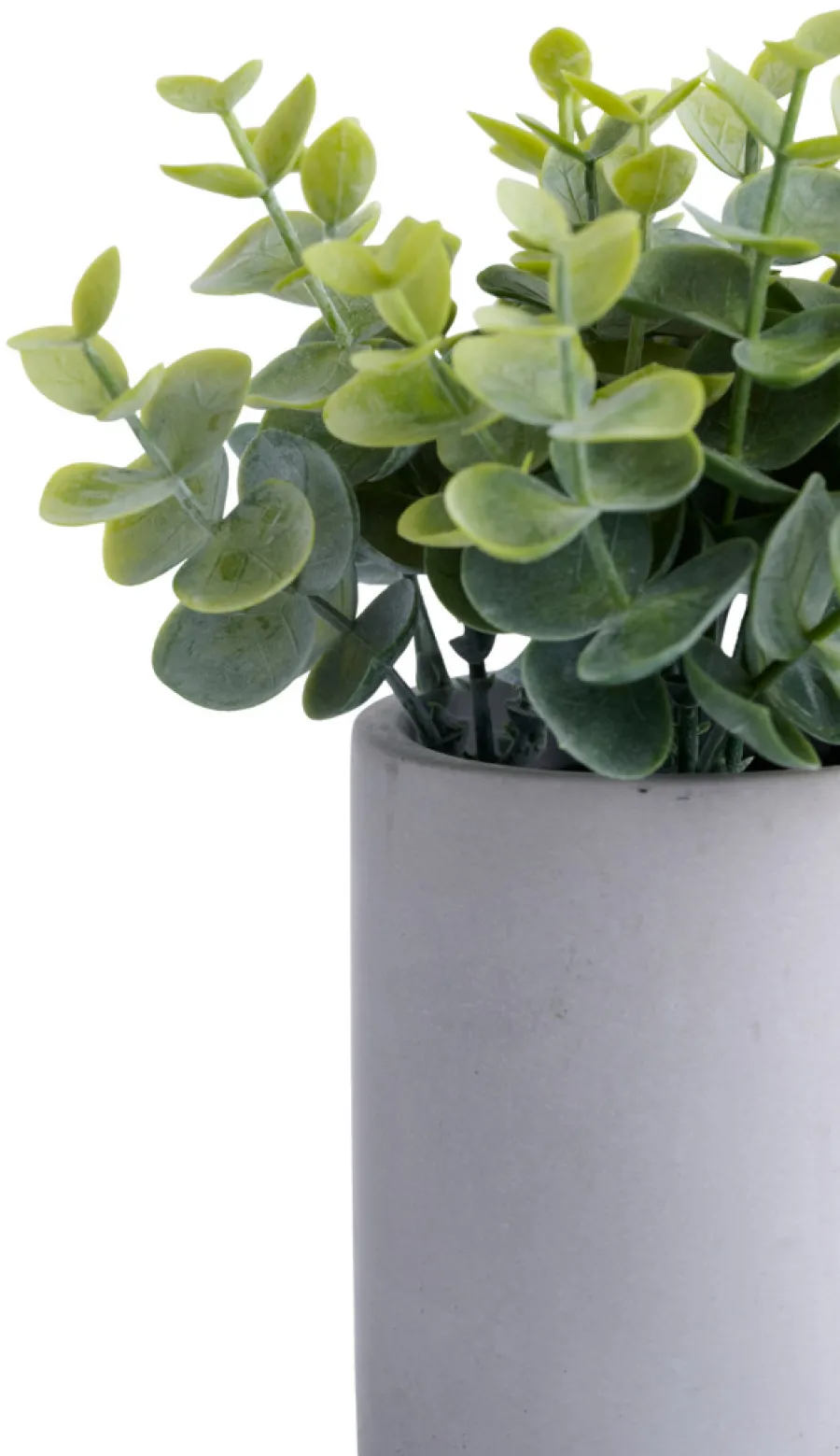 Kunstige Planter^ Kunstig buksbom H19 cm Grå og grønn